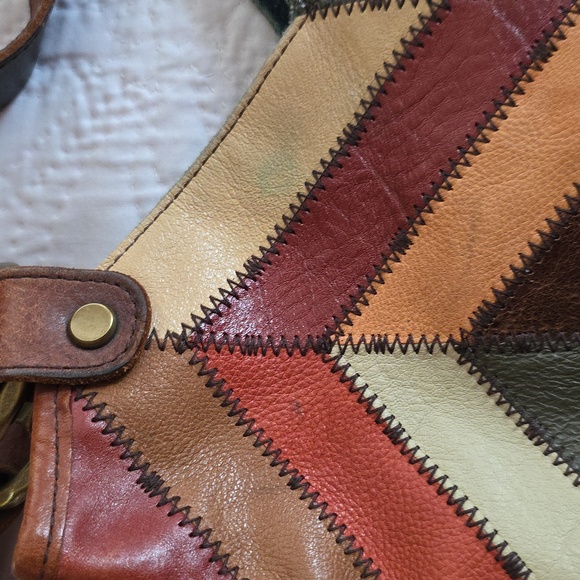 VINTAGE LEATHER LUCKY BRAND PURSE - Picture 6 of 8